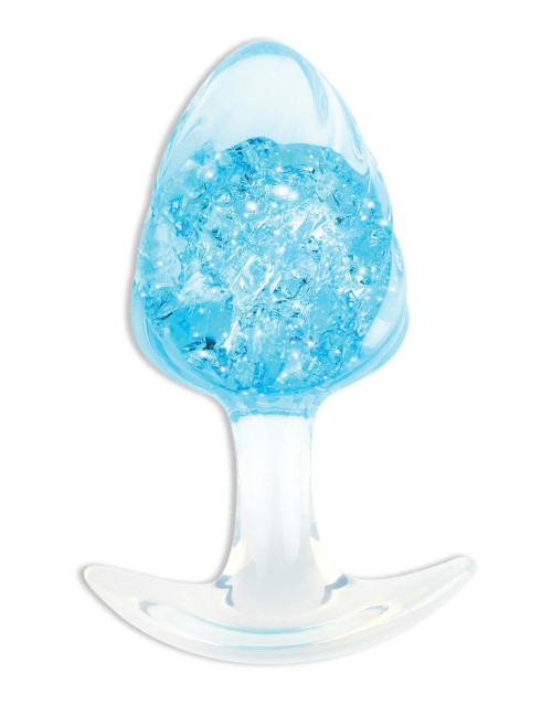ToyJoy Crystal Butt Plug Large – korek analny silikonowy z kryształową kulką, 10,5 cm