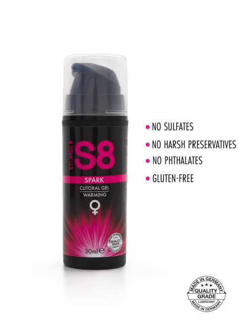 S8 Spark Clitoral Gel 30ml Warming