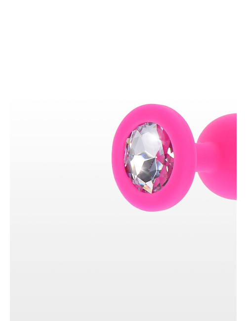 Diamond Booty Jewel Small Pink