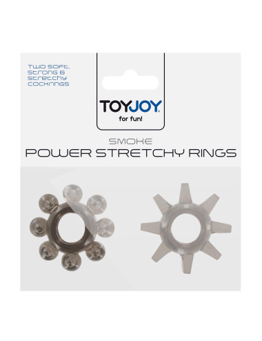 Power Stretchy Rings 2pcs Grey