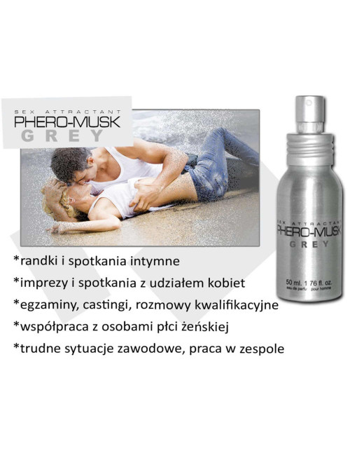 Aurora Phero-Musk Grey Feromony Męskie 50 ml