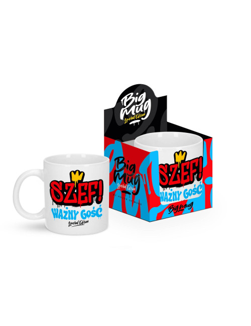 Duży Kubek 800 ml House of Mugs - Szef
