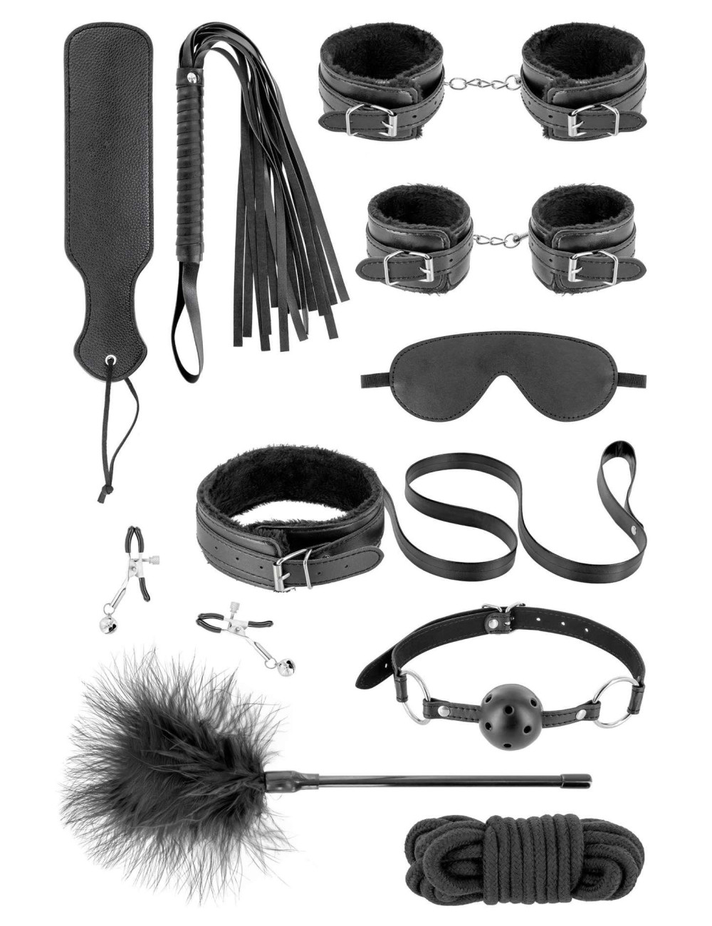 Fetish Tentation Zestaw BDSM Bondage Coffret 10el.
