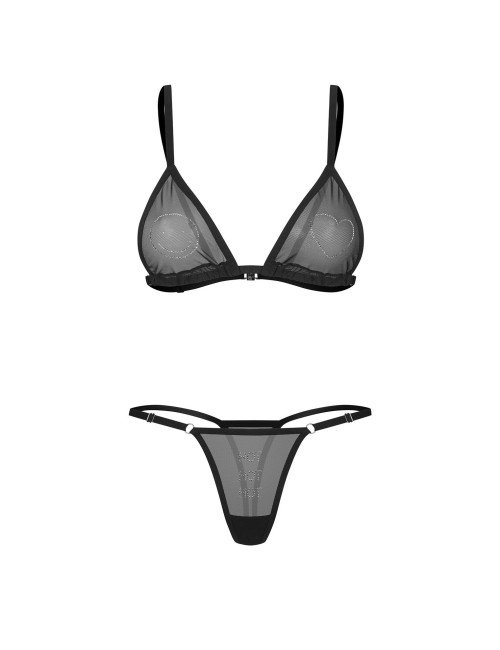 Obsessive Wet Me Komplet 2-Częściowy L/XL