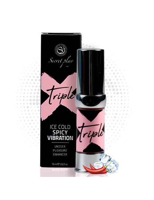 TRIPLE X 3W1 ŻEL AFRODYZJAK LIQUID VIBRATING UNISEX 15ML