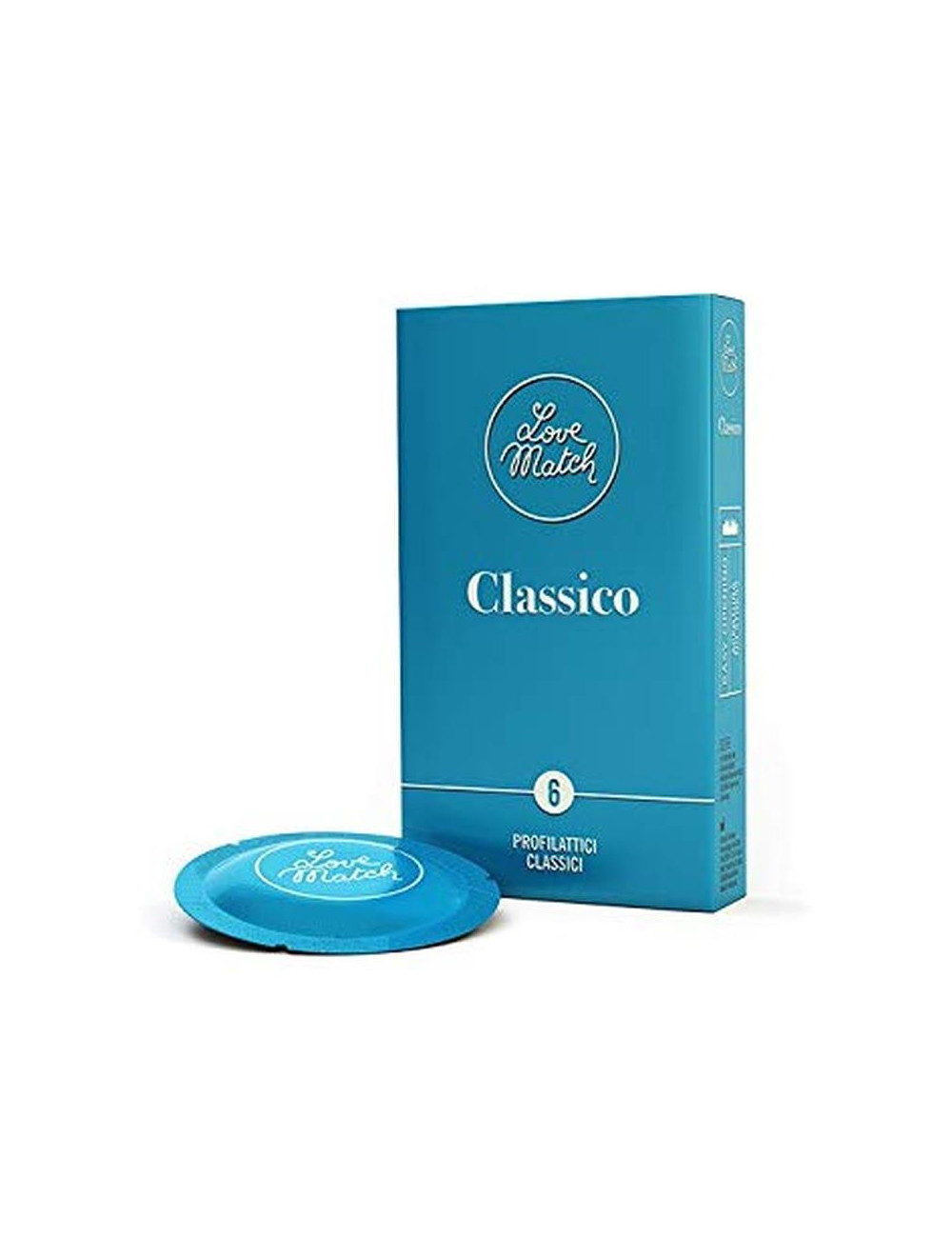 Prezerwatywy Love Match Classico - klasyczne, neutralne, 6 szt.