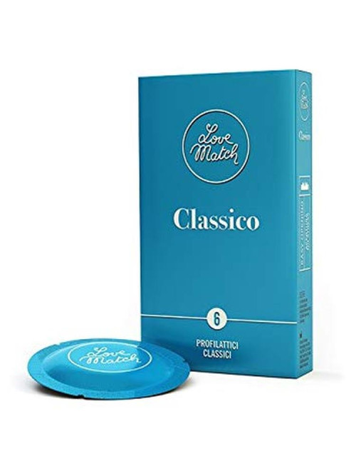 Prezerwatywy Love Match Classico - klasyczne, neutralne, 6 szt.