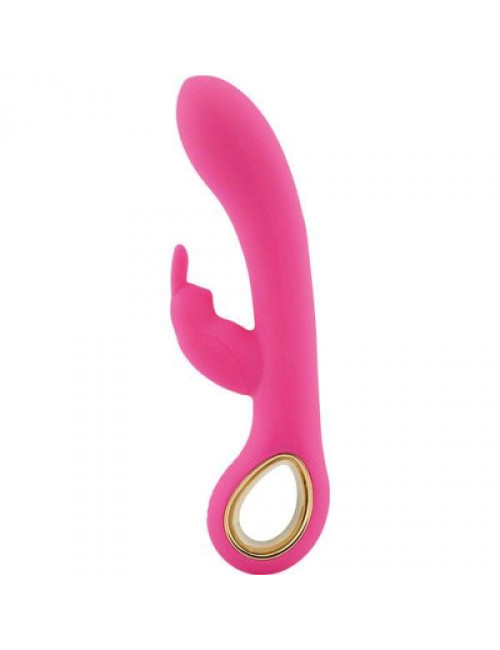 Wibrator króliczek Toyz4lovers Rabbit Grip Hot Pink z funkcją grzania