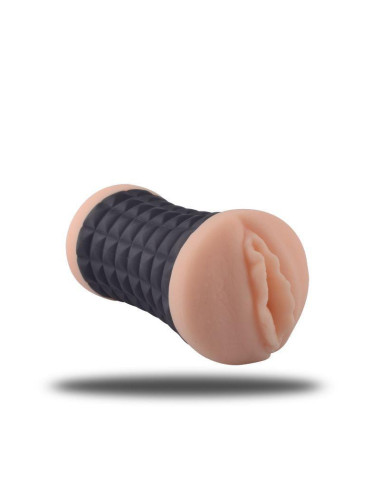 Masturbator- Doppio Masturbatore maschile vagina e ano Deep Black
