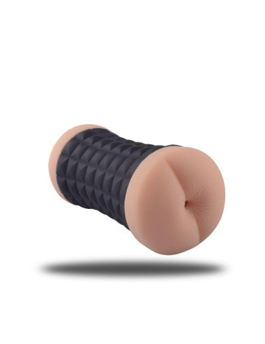 Masturbator- Doppio Masturbatore maschile vagina e ano Deep Black