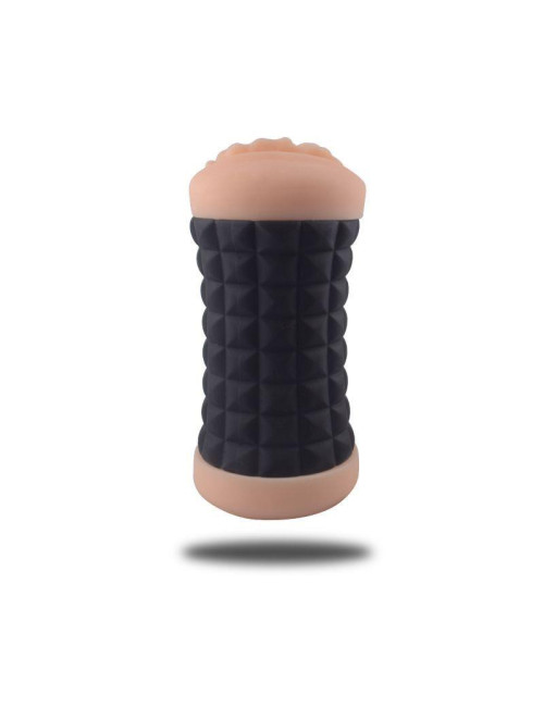 Toyz4lovers Podwójny Masturbator Męski Vagina & Ano Deep Black