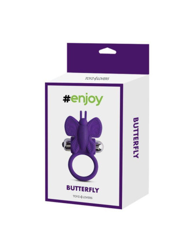 Pierścień- Anello fallico vibrante butterfly Toyz4Lovers