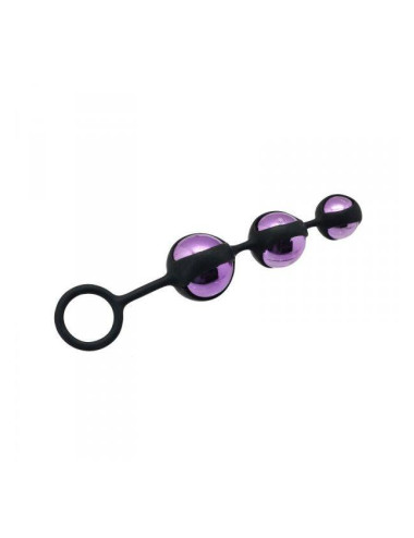 Kulki-TRIPLE PLEASURE BALLS. WEIGHTED STEEL BALLS INSIDE