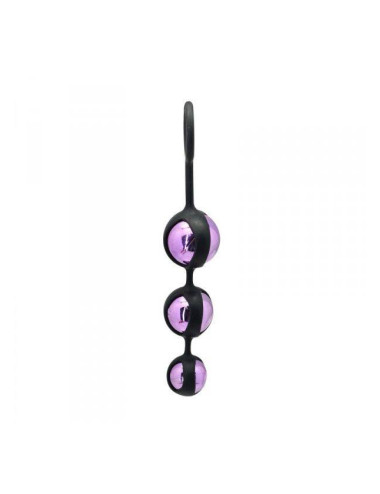 Kulki-TRIPLE PLEASURE BALLS. WEIGHTED STEEL BALLS INSIDE