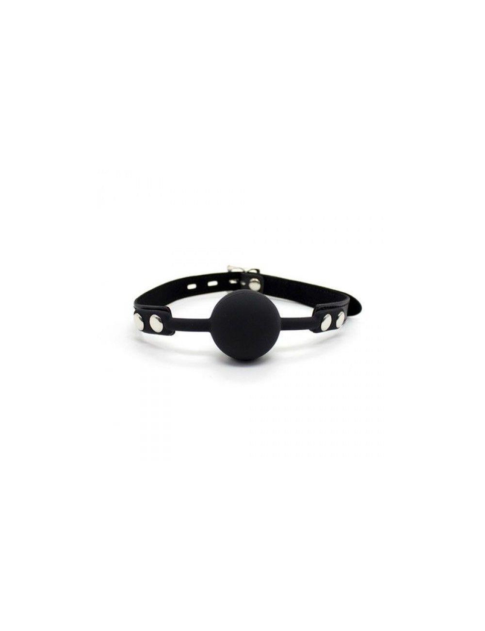 Knebel z kulą i blokadą Ball Gag Toyz4lovers czarny