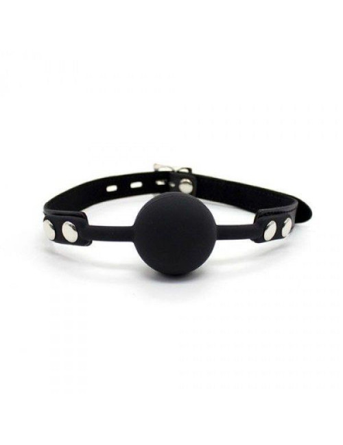 Knebel z kulą i blokadą Ball Gag Toyz4lovers czarny