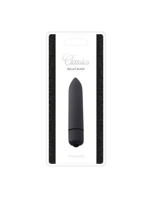 Mini Wibrator Bullet Classics Black Toyz4lovers