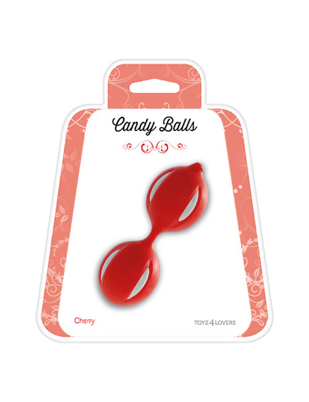 Kulki-PALLINE CANDY BALLS CHERRY RED