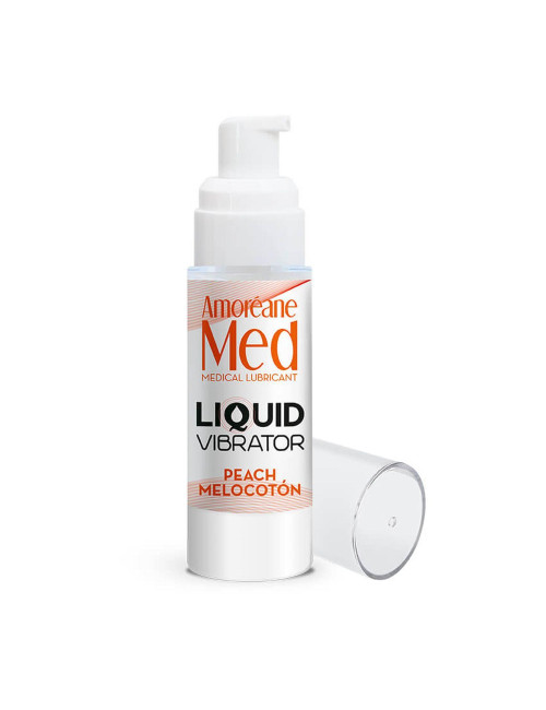 Amoréane Med Liquid Vibrator Peach - Brzoskwiniowy Żel Mrowiący 30ml