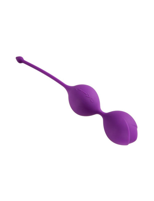 Alive Ball Purple - Fioletowe kulki dopochwowe z silikonu