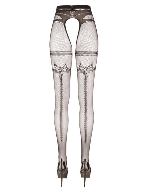 Cottelli LEGWEAR Rajstopy bez Kroku L/XL