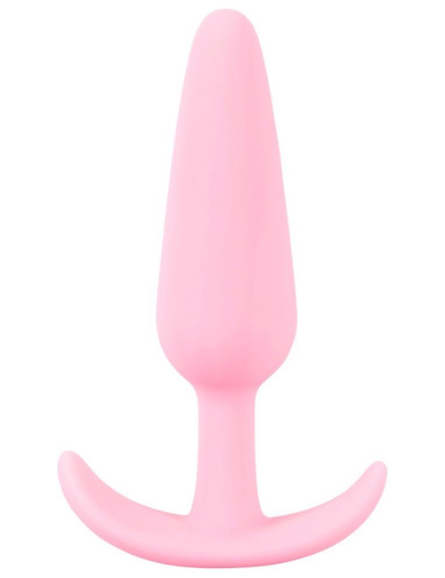 Cuties Plugs Rose – Różowy, silikonowy mini plug analny