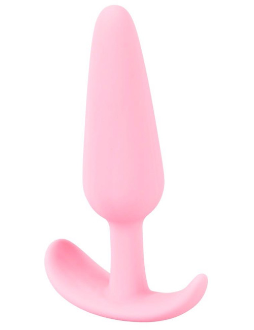 Cuties Plugs Rose – Różowy, silikonowy mini plug analny