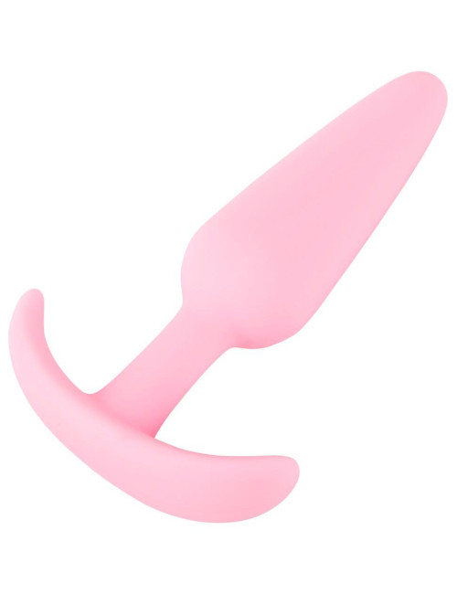 Cuties Plugs Rose – Różowy, silikonowy mini plug analny
