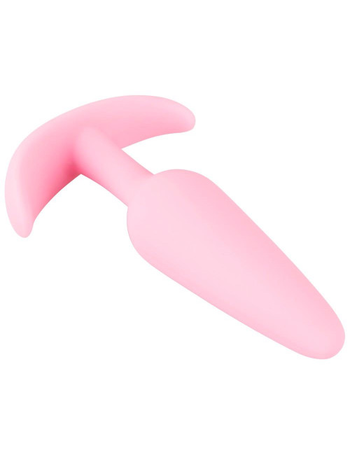 Cuties Plugs Rose – Różowy, silikonowy mini plug analny