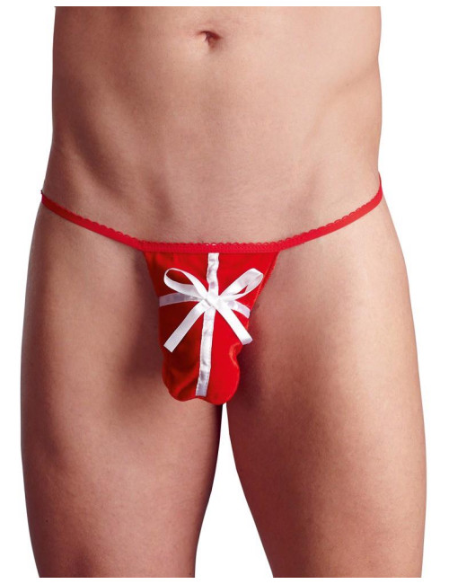 Svenjoyment Velvet Red – Czerwone męskie stringi S-L
