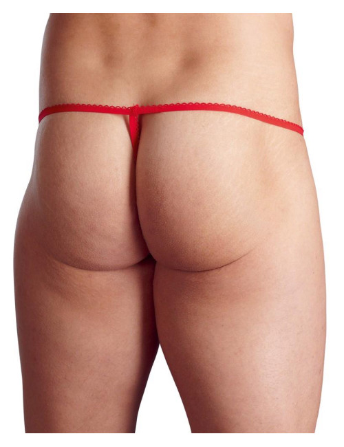 Svenjoyment Velvet Red – Czerwone męskie stringi S-L