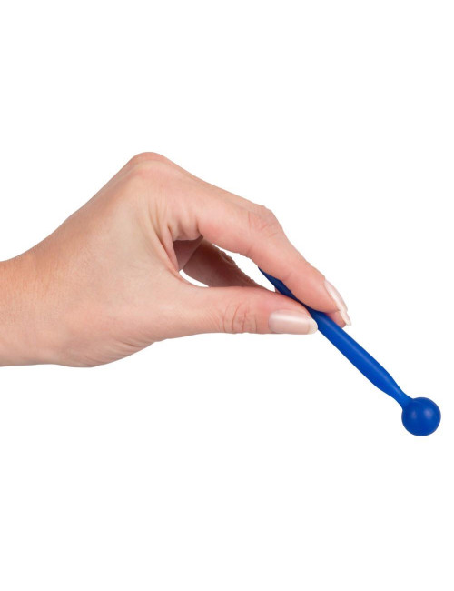 Penis Plug Sperm Stopper - Pas Cnoty, silikonowy, 9,6 cm, Ø 0,4-0,8 cm, BDSM