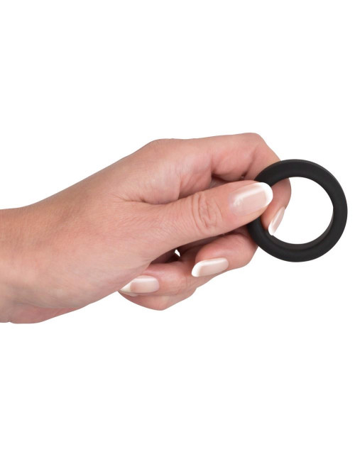 Black Velvets Silikonowy Pierścień na Penisa 3.2 cm Bez Wibracji - Zabawki Pierścienie