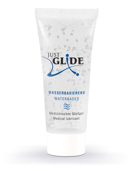 Just Glide 20 ml - Afrodyzjak żel na bazie wody, bez zapachu i bez smaku