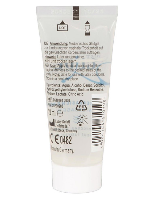 Just Glide 20 ml - Afrodyzjak żel na bazie wody, bez zapachu i bez smaku
