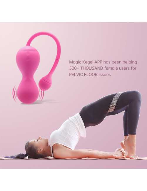 Magic Motion Smart Kegel Master Kulki Gejszy Różowe