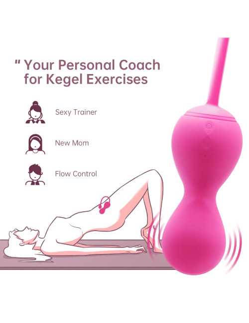 Magic Motion Smart Kegel Master Kulki Gejszy Różowe