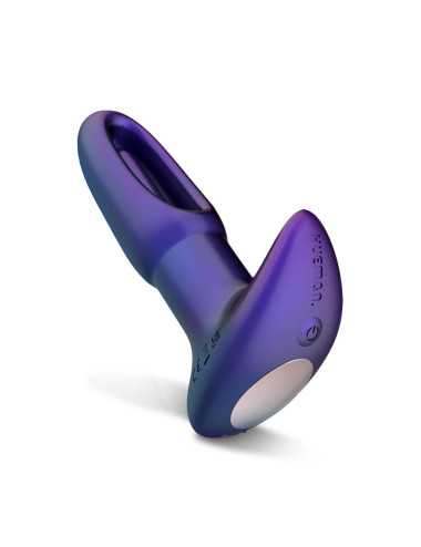 Hueman - Voyager Vibrating Butt Plug With Tapping - Purple