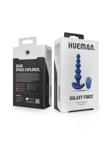 Hueman - Galaxy Force Vibrating Butt Plug with Remote