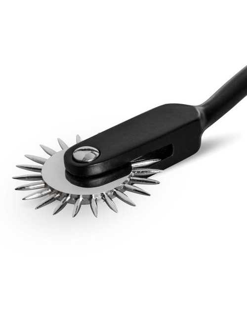 Pinwheel 1-Wheel Black – Koło Wartenberga, Zabawki BDSM, Zabawki medyczne, Stal nierdzewna
