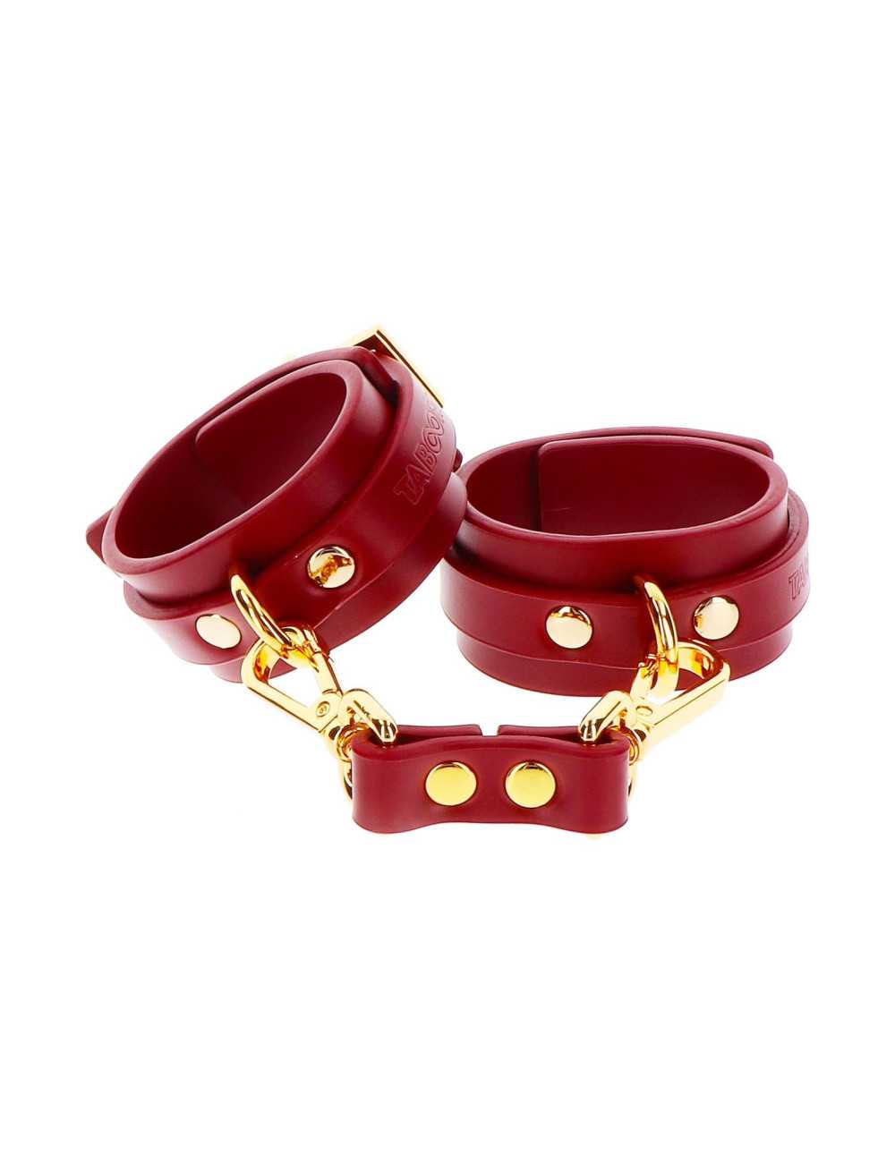 Taboom Czerwone Kajdanki na Nadgarstki Wrist Cuffs