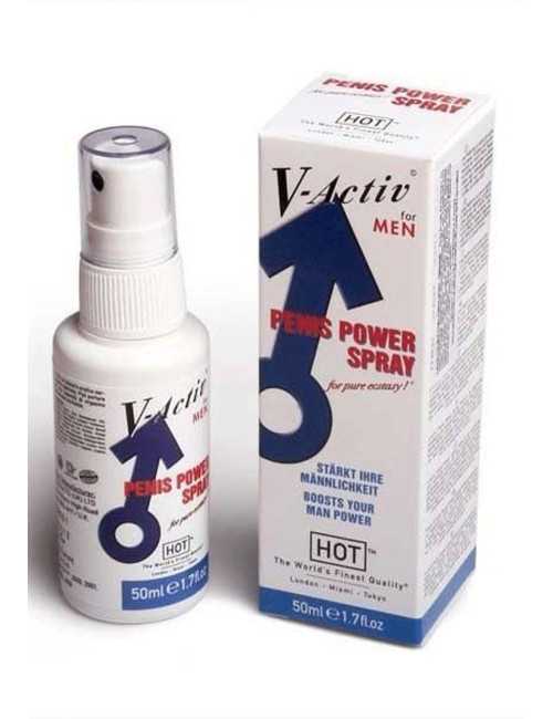 Hot V-Activ Penis Power Spray Męski Stymulujący 50 ml