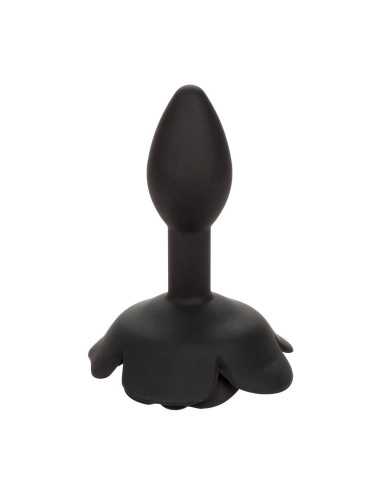 Small Rose Anal Plug Black