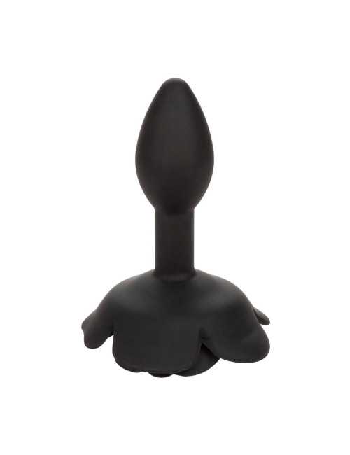 Small Rose Anal Plug Black