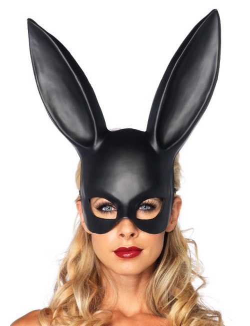 Masquerade Rabbit Mask Black