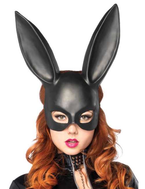 Masquerade Rabbit Mask Black