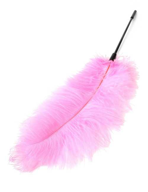 Double Feather Tickler Pink