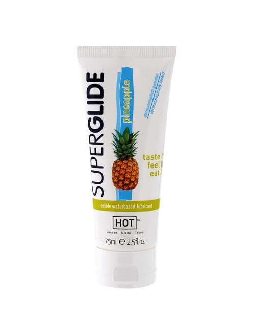 Żel-HOT Superglide PINEAPPLE- 75ml  edible lubricant waterbased