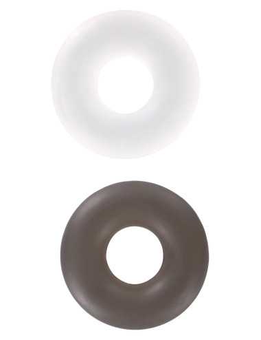 Stud Rings 2pcs Transparent