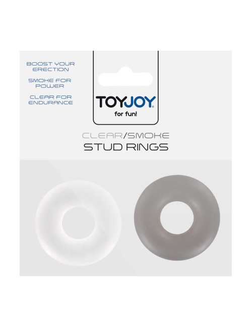 ToyJoy Przezroczyste Pierścienie Stymulujące 2szt.